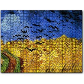 Cakapuzzle Vincent Van Gogh Buğday Tarlası ve Kargalar Mdf 120 Parça Puzzle