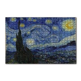 Cakapuzzle Vincent Van Gogh Deliliğin Kıyılarında 120 Parça Ahşap Puzzle