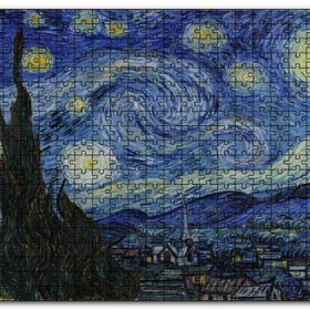 Cakapuzzle Vincent Van Gogh Deliliğin Kıyılarında Mdf 500 Parça Puzzle