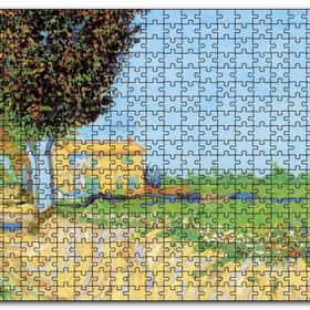 Cakapuzzle Vincent Van Gogh Lane Near Arles Mdf 1000 Parça Puzzle