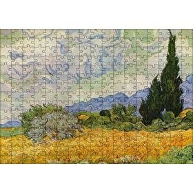 Cakapuzzle Vincent Van Gogh Selvili Buğday Tarlası 120 Parça Ahşap Puzzle