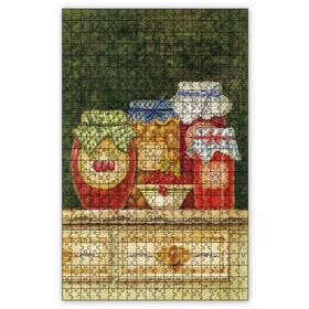 Cakapuzzle Vintage Reçel Kavanozları Ahşap 1000 Parça Puzzle