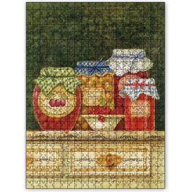 Cakapuzzle Vintage Reçel Kavanozları Ahşap 500 Parça Puzzle