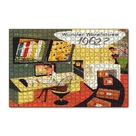 Cakapuzzle Vintage Üretim ve Depo Sorumlusu 120 Parça Ahşap Puzzle