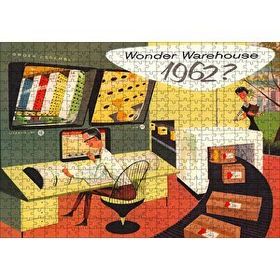 Cakapuzzle Vintage Üretim ve Depo Sorumlusu 120 Parça Ahşap Puzzle