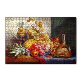 Cakapuzzle Viski ve Taze Meyveler 120 Parça Ahşap Puzzle
