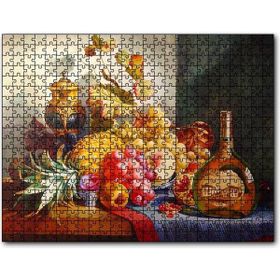 Cakapuzzle Viski ve Taze Meyveler Mdf 1000 Parça Puzzle