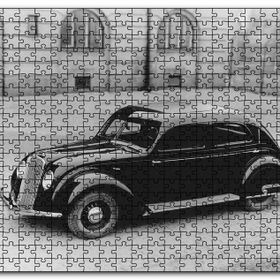 Cakapuzzle Volvo Pv36 Carioca Bina Önünde Park Mdf 1000 Parça Puzzle