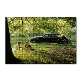 Cakapuzzle Volvo PV36 Carioca İle Bir Çiftin Piknik Keyfi 120 Parça Ahşap Puzzle