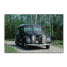 Cakapuzzle Volvo PV36 Carioca Modeli İle Ormanda Gezinti 120 Parça Ahşap Puzzle