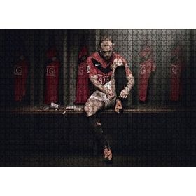 Cakapuzzle Wayne Rooney Manchester United Futbolcu 120 Parça Ahşap Puzzle