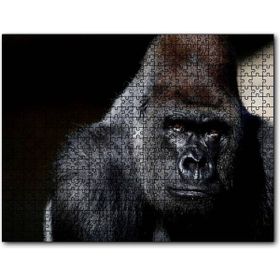 Cakapuzzle Western Lowland Gorilla Görseli Mdf 500 Parça Puzzle