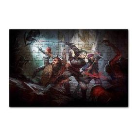 Cakapuzzle Witcher Macera Oyunu Savunma Görseli 120 Parça Ahşap Puzzle