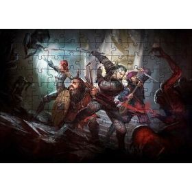 Cakapuzzle Witcher Macera Oyunu Savunma Görseli Mdf 120 Parça Puzzle