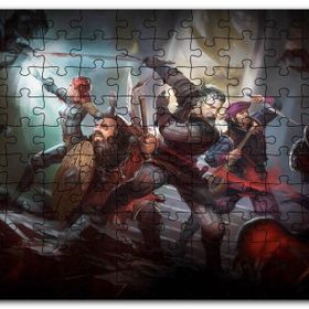 Cakapuzzle Witcher Macera Oyunu Savunma Görseli Mdf 500 Parça Puzzle