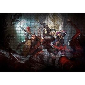 Cakapuzzle Witcher Macera Oyunu Savunma Görseli Mdf 500 Parça Puzzle