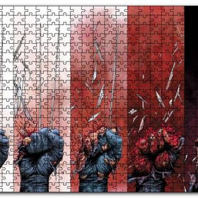 Cakapuzzle Wolverine Ölümü Çizgi Roman Kapağı Görseli Mdf 500 Parça Puzzle