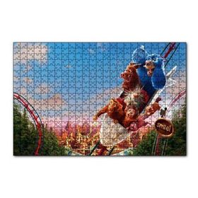 Cakapuzzle Wonder Park Roller Coaster 120 Parça Ahşap Puzzle