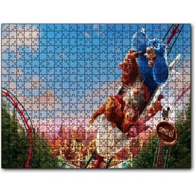 Cakapuzzle Wonder Park Roller Coaster Ahşap 1000 Parça Puzzle