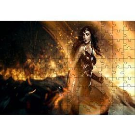 Cakapuzzle Wonder Woman Gal Gadot 120 Parça Ahşap Puzzle
