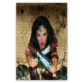 Cakapuzzle Wonder Woman Gal Gadot 120 Parça Ahşap Puzzle