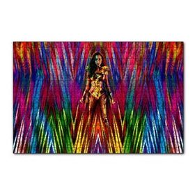Cakapuzzle Wonder Woman Rengarenk Şeritler 120 Parça Ahşap Puzzle