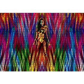 Cakapuzzle Wonder Woman Rengarenk Şeritler 120 Parça Ahşap Puzzle