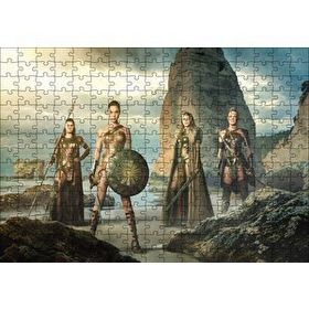 Cakapuzzle Wonder Woman ve Savaşçı Kadınlar 120 Parça Ahşap Puzzle