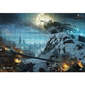 Cakapuzzle World of Tanks İsveç Tank Destroyeri 120 Parça Ahşap Puzzle