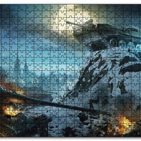 Cakapuzzle World Of Tanks İsveç Tank Destroyeri Mdf 120 Parça Puzzle