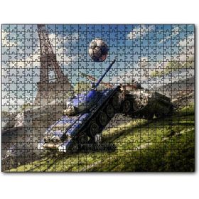 Cakapuzzle World of Tanks Pariste Futbol 120 Parça Puzzle