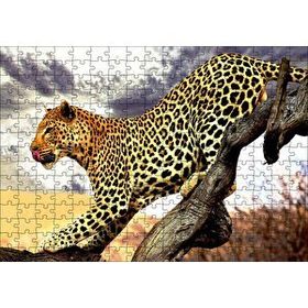 Cakapuzzle Yaban Hayat Leopar Hayvan Görseli 120 Parça Ahşap Puzzle