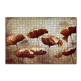 Cakapuzzle Yağlı Boya Çalışması Gelincik Tarlası Görseli 120 Parça Ahşap Puzzle