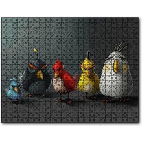 Cakapuzzle Yağlı Boya Rengarenk Kızgın Kuşlar Görseli 500 Parça Puzzle