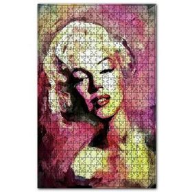 Cakapuzzle Yağlı Boya Resmi Çekici Marilyn Monroe Görseli 120 Parça Puzzle