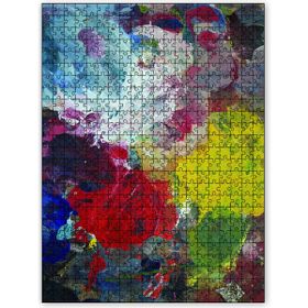 Cakapuzzle Yağlıboya Çalışması Sanat Ahşap 1000 Parça Puzzle