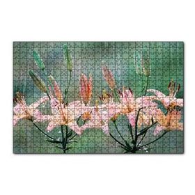 Cakapuzzle Yağmur Ve Zambak Yaprakları 120 Parça Ahşap Puzzle