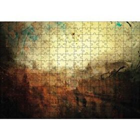 Cakapuzzle Yağmurda Şehir Sanat 120 Parça Ahşap Puzzle