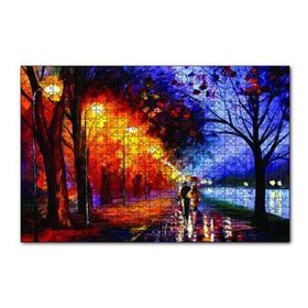 Cakapuzzle Yağmurda Yürüyen Çift 120 Parça Ahşap Puzzle