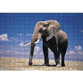 Cakapuzzle Yalnız Fil Ahşap 255 Parça Puzzle