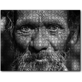 Cakapuzzle Yaşlı Sakallı Gri İnsan Mdf 120 Parça Puzzle