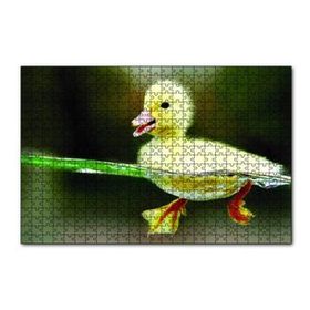 Cakapuzzle Yavru Sarı Ördek 120 Parça Ahşap Puzzle
