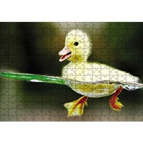 Cakapuzzle Yavru Sarı Ördek 120 Parça Ahşap Puzzle