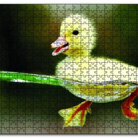 Cakapuzzle Yavru Sarı Ördek Mdf 120 Parça Puzzle