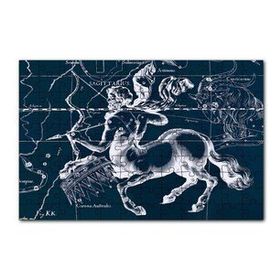 Cakapuzzle Yay Burcu Görseli Siyah Beyaz 120 Parça Ahşap Puzzle