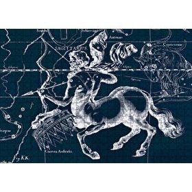 Cakapuzzle Yay Burcu Görseli Siyah Beyaz 500 Parça Puzzle