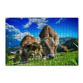 Cakapuzzle Yayladaki İnekler 120 Parça Ahşap Puzzle
