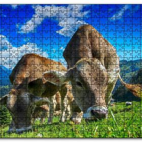Cakapuzzle Yayladaki İnekler Mdf 120 Parça Puzzle
