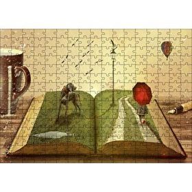 Cakapuzzle Yazarın Kreatif Dünyası 120 Parça Ahşap Puzzle