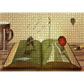 Cakapuzzle Yazarın Kreatif Dünyası 120 Parça Ahşap Puzzle
